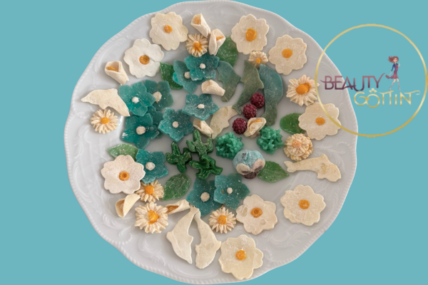 Knetseife: Blumen, Gänseblümchen, Delphine, Amyrillis